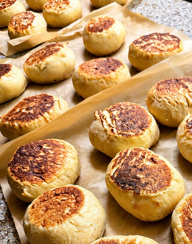 Sourdough English Muffins